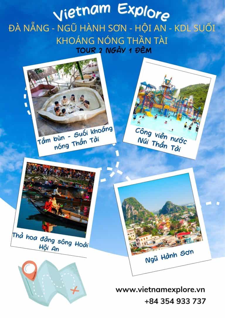 Tour Đà Nẵng – Ngũ Hành Sơn – Hội An – Núi Thần Tài 2 ngày 1 đêm