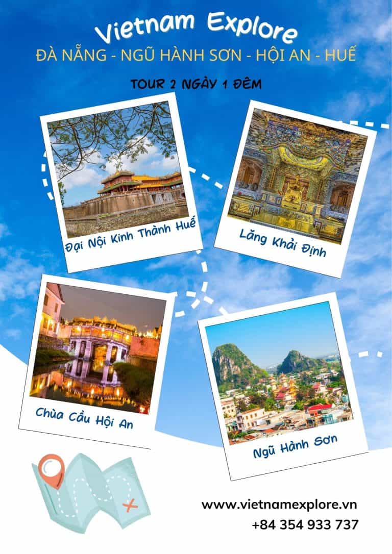 Tour du lịch Đà Nẵng Hội An Huế 2 ngày 1 đêm