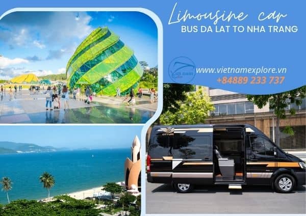 Limousine Bus Da Lat to Nha Trang (One way)