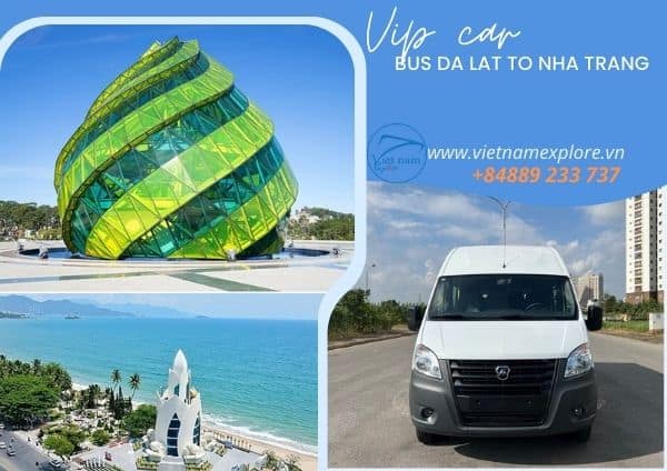 Vip Bus Da Lat To Nha Trang (One Way)