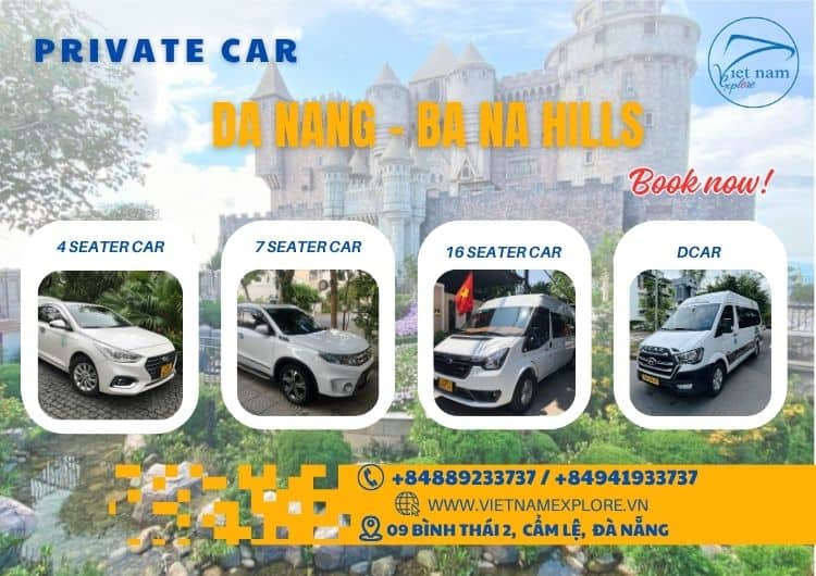 Private Car from Da Nang To Ba Na Hills (Round Trip)