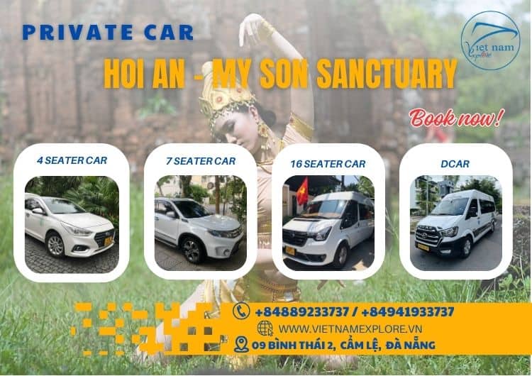 Private Car from Hoi An To My Son Sanctuary (Round Trip)