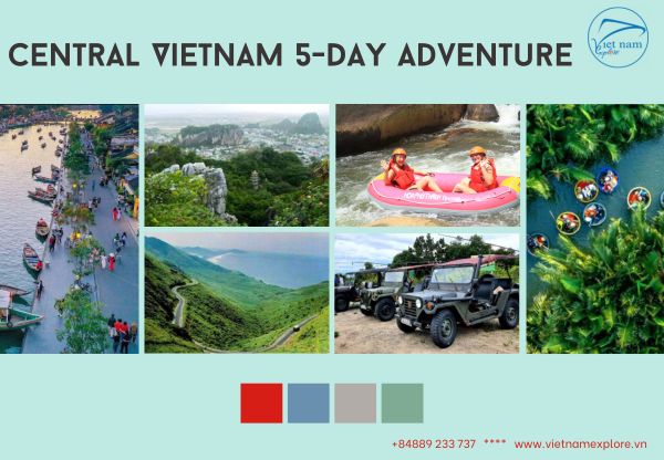 Central Vietnam 5-Day Adventure: Jeep, Rafting, Coconut Forest & Heritage Tour